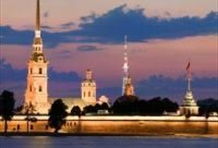 St. Isaak Cathedral with Peter & Paul Fortress